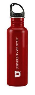 UNIVERSITY OF UTAH - 24-OUNCE SPORT WATER BOTTLE - RED